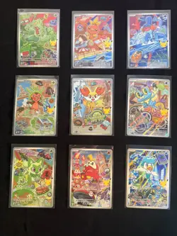 Pokemon TCG First Partner Illustration Series 3 Complete Set MEP055-063 NM - Image 1