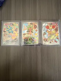 Pokemon TCG First Partner Series 3 – Kalos Set – Chespin, Fennekin, Froakie IR - Image 1
