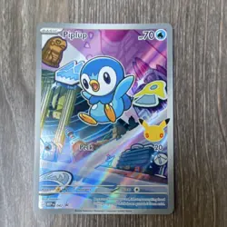 Pokemon TCG First Partner Illustration Series 1 Turtwig Piplup Chimchar - Image 5
