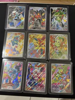 Pokemon TCG First Partner Illustration Series 2 Full Set NM (All 9 Cards) - Image 1