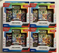 Pokemon TCG First Partner Pack Series 3 4-Pack Promo - Image 1
