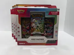 Lot Of 4 Pokemon First Partner Illustration Collection Series 2 Sealed - Image 2