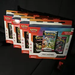 Pokemon First Partner Pack Illustration Collection Series 2 Lot of 4 Sealed NEW - Image 1
