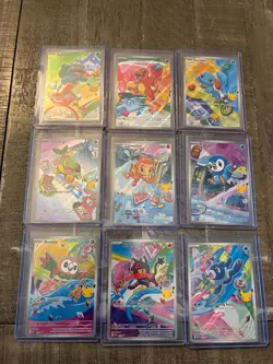 Pokemon First Partner Illustration Collection Series 1 Promo Complete Set - Image 1