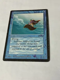 MTG 1993 Magic The Gathering Vintage Arabian Nights Flying Men Regular M34 - Image 1