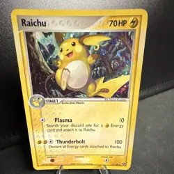 Pokemon Raichu 12/108 EX Power Keepers Holo Rare 70HP Stage 1 Card 2007 - Image 1