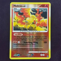 Moltres 10/100* Reverse HOLO Rare💯MINT💯Majestic Dawn Pokemon Card TCG - Image 1