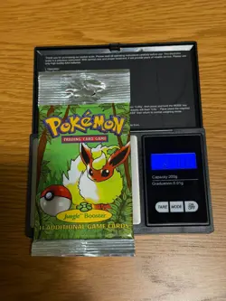 Pokemon Jungle 1999 Flareon Art Booster Pack Factory Sealed Long Crimp 21.06g - Image 1