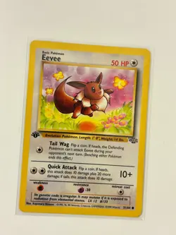 1999 Pokemon Jungle Eevee #51/64 1st Edition WOTC Vintage Common - Image 2
