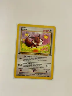 1999 Pokemon Jungle Eevee #51/64 1st Edition WOTC Vintage Common - Image 3