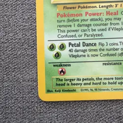 Pokemon TCG Vileplume 15/64 Jungle Holo Rare Unlimited 1999 80HP English - Image 3
