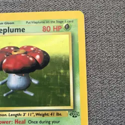 Pokemon TCG Vileplume 15/64 Jungle Holo Rare Unlimited 1999 80HP English - Image 5