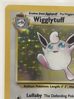 Wigglytuff Pokemon TCG Jungle 16/64 Holo Rare Unlimited English 1999 80 HP WotC - Image 2