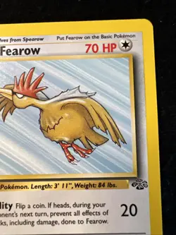 Pokemon TCG Fearow Card Jungle 36/64 Unlimited Uncommon WOTC 1999 NM - Image 3