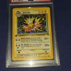 The Pokemon Company Jolteon 04/64 Jungle Holo Rare 1st Edition 1999 PSA 4 - Image 3