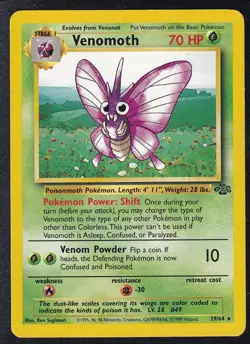 Pokemon Venomoth 29/64 Rare Jungle - Image 1