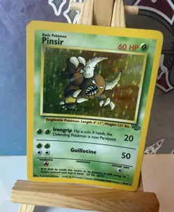 Pokemon TCG Pinsir 9/64 Jungle Holo Rare Unlimited English 1999 60 HP - Image 1