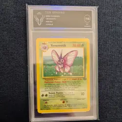 Pokemon TCG Venomoth Jungle 29/64 Rare WOTC PSA 7.5 - Image 1