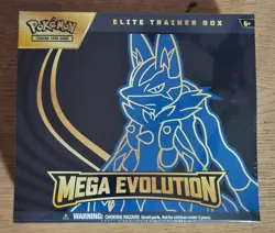 Pokemon TCG Mega Evolution Elite Trainer Box Mega Lucario (ETB) Factory Sealed - Image 1