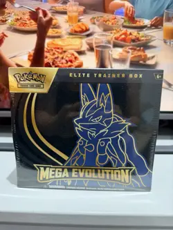 Pokemon TCG Mega Evolution Lucario Elite Trainer Box ETB - Image 1
