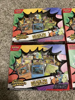 🔥Pokemon TCG Ascended Heroes First Partners Deluxe Pin Collection [lot of 4] 🔥 - Image 3