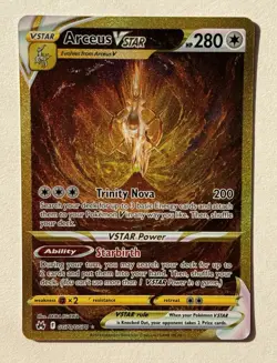 Pokemon Arceus VSTAR Full Art Secret Rare Holo GG70/GG70 Crown Zenith GG - Image 1