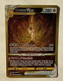 Pokemon Arceus VSTAR Full Art Secret Rare Holo GG70/GG70 Crown Zenith GG - Image 4