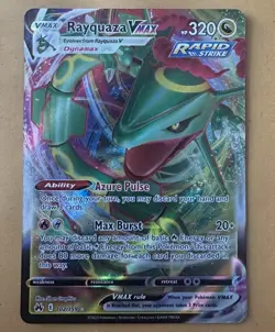 Pokemon TCG Rayquaza VMAX 102/159 Crown Zenith Ultra Rare Holo EN - Image 1