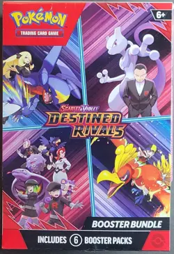 Pokemon TCG Scarlet & Violet Destined Rivals Booster Bundle Sealed 6 Packs NEW - Image 1