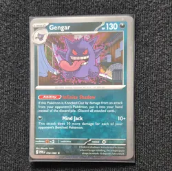 Pokemon TCG Gengar 050/088 Pitch Black Cosmos Holo Rare Promo HP Stage 2 - Image 3