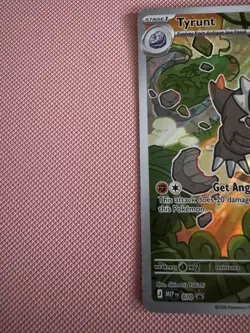 Nintendo Pokemon TCG Tyrunt 070 Mega Evolution Promo Holo Stage 1 HP 100 2026 - Image 2