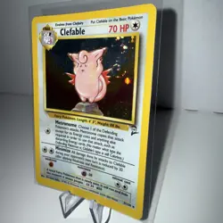 Clefable 5/130 Base Set 2 Holo Rare Pokemon Card Nintendo Pokemon TCG WOTC NM - Image 3