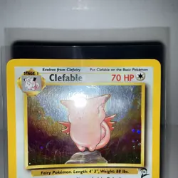 Clefable 5/130 Base Set 2 Holo Rare Pokemon Card Nintendo Pokemon TCG WOTC NM - Image 4