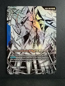 Gundam Card Game GD04-002 Penelope (Flight Form) LR+ Phantom Aria - Image 1