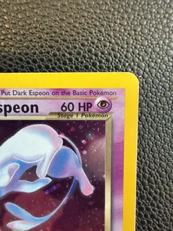 Pokemon TCG Dark Espeon 4/105 Holo Rare Neo Destiny Unlimited Eng 2000 - Image 4