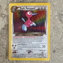 Pokemon TCG Dark Porygon2 8/105 Neo Destiny 2000 English Holo Rare 60HP - Image 1