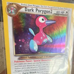 Pokemon TCG Dark Porygon2 8/105 Neo Destiny 2000 English Holo Rare 60HP - Image 2