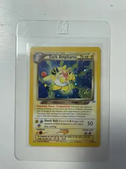 Pokemon Dark Ampharos TCG Neo Destiny Card 1/105 1995 Holo Rare - Image 1