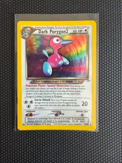 Dark Porygon2 8/105 Rare Neo Destiny Pokemon Unlimited Holo LP - Image 1