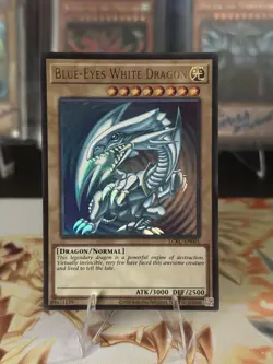 Yu-Gi-Oh! Blue-Eyes White Dragon LCKC-EN001 Version2 Original Artwork Ultra Rare - Image 1