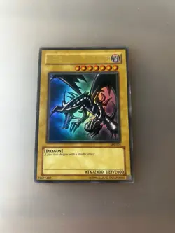 Yu-Gi-Oh! TCG Red-Eyes B. Dragon SDJ-001 Unlimited Ultra Rare Card LP/MP - Image 1