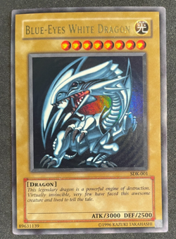 BLUE-EYES WHITE DRAGON Yu-Gi-Oh! Starter Deck Kaiba Set Ultra Rare #SDK-001 - Image 1