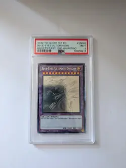 Yu-Gi-Oh! Blue-Eyes Ultimate Dragon GFP2-EN181 Ghost Rare PSA 9 - Image 5