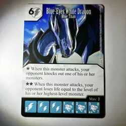 Yu-Gi-Oh! Dice Masters: Series 1 * BLUE-EYES WHITE DRAGON * Cards + Max Dice - Image 3