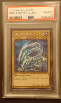 YU-GI-OH! PSA 10 KC01 Blue-Eyes White Dragon Kaiba 25th Anniversary Briefcase - Image 2