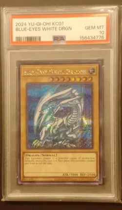 YU-GI-OH! PSA 10 KC01 Blue-Eyes White Dragon Kaiba 25th Anniversary Briefcase - Image 3