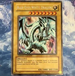 Konami Yu-Gi-Oh! TCG Blue-Eyes White Dragon FL1-EN001 LE Holo Secret ENG - Image 1