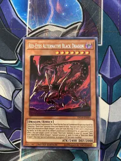 Yu-Gi-Oh! TCG Red-Eyes Alternative Black Dragon 2019 Gold Sarcophagus Tin... - Image 1