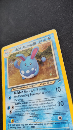 Light Azumarill 13/105 - Neo Destiny - Holo MP *Swirl* - Image 5