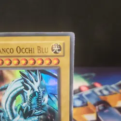 Konami Yu-Gi-Oh! Blue-Eyes White Dragon LOB Secret Rare 1st Edition IT - Image 3